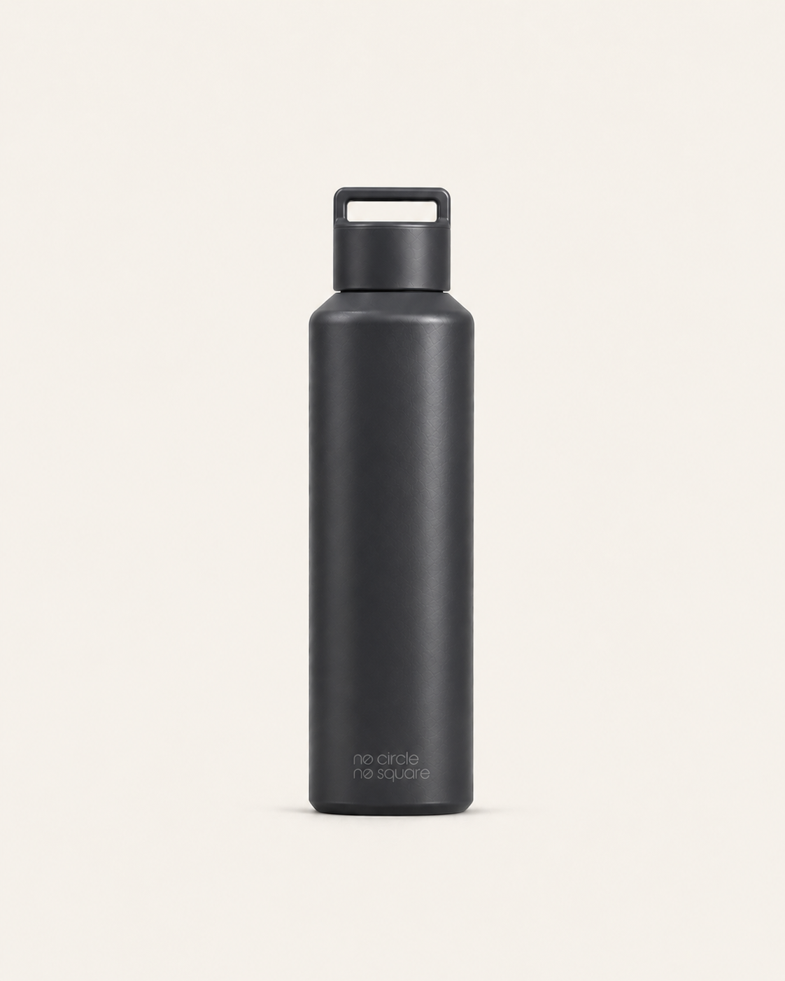 almost — charcoal no circle no square insulated bottle