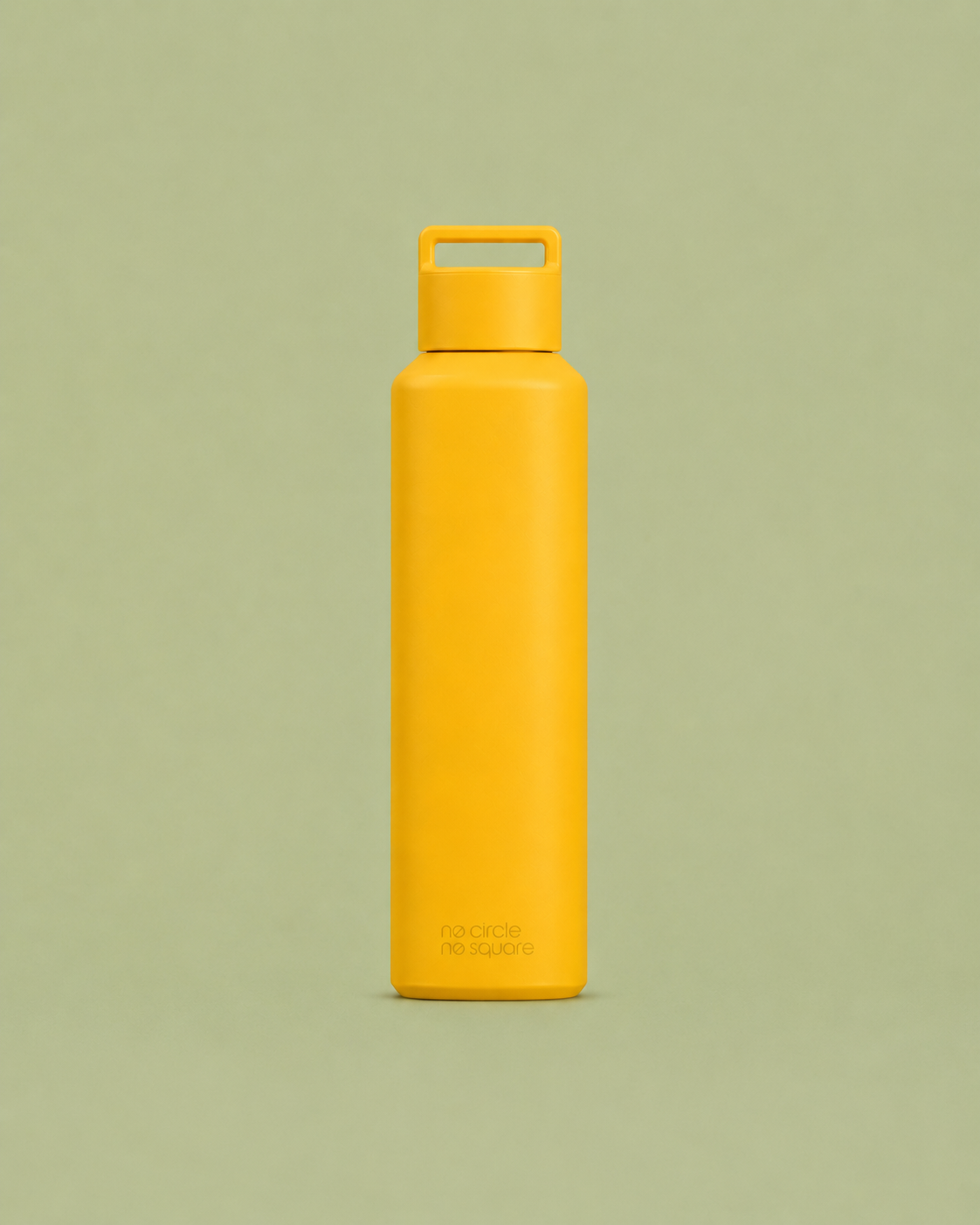 noon — yellow no circle no square insulated bottle