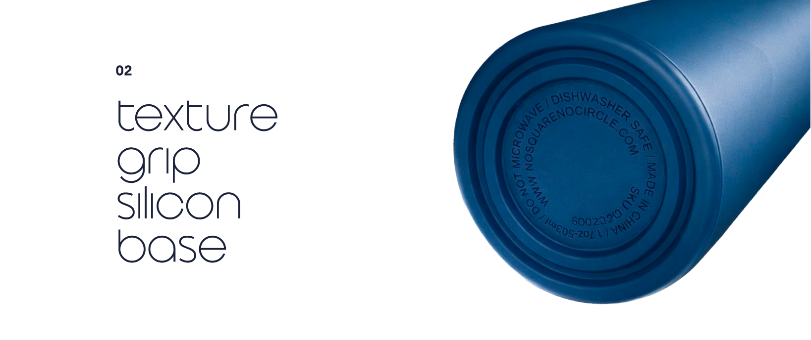 no circle no square texture grip and silicon base