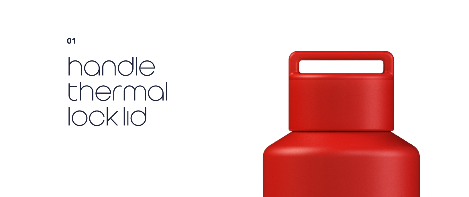 no circle no square thermal lock lid close-up