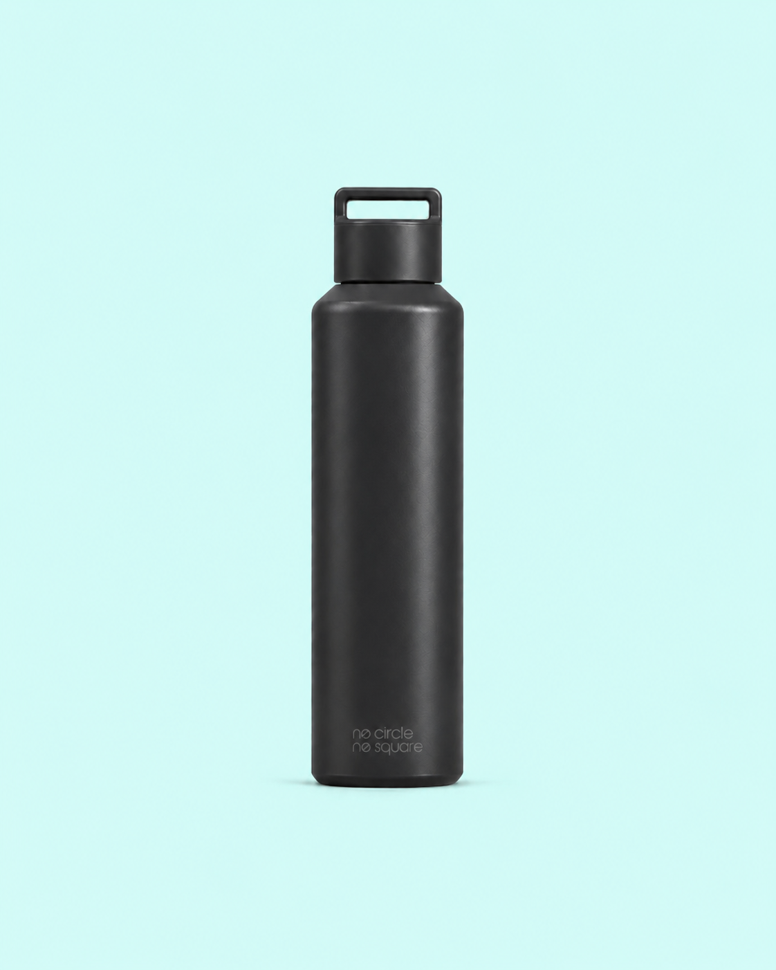 almost — charcoal no circle no square insulated bottle