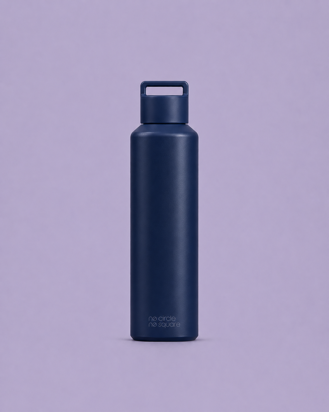 ink — navy no circle no square insulated bottle