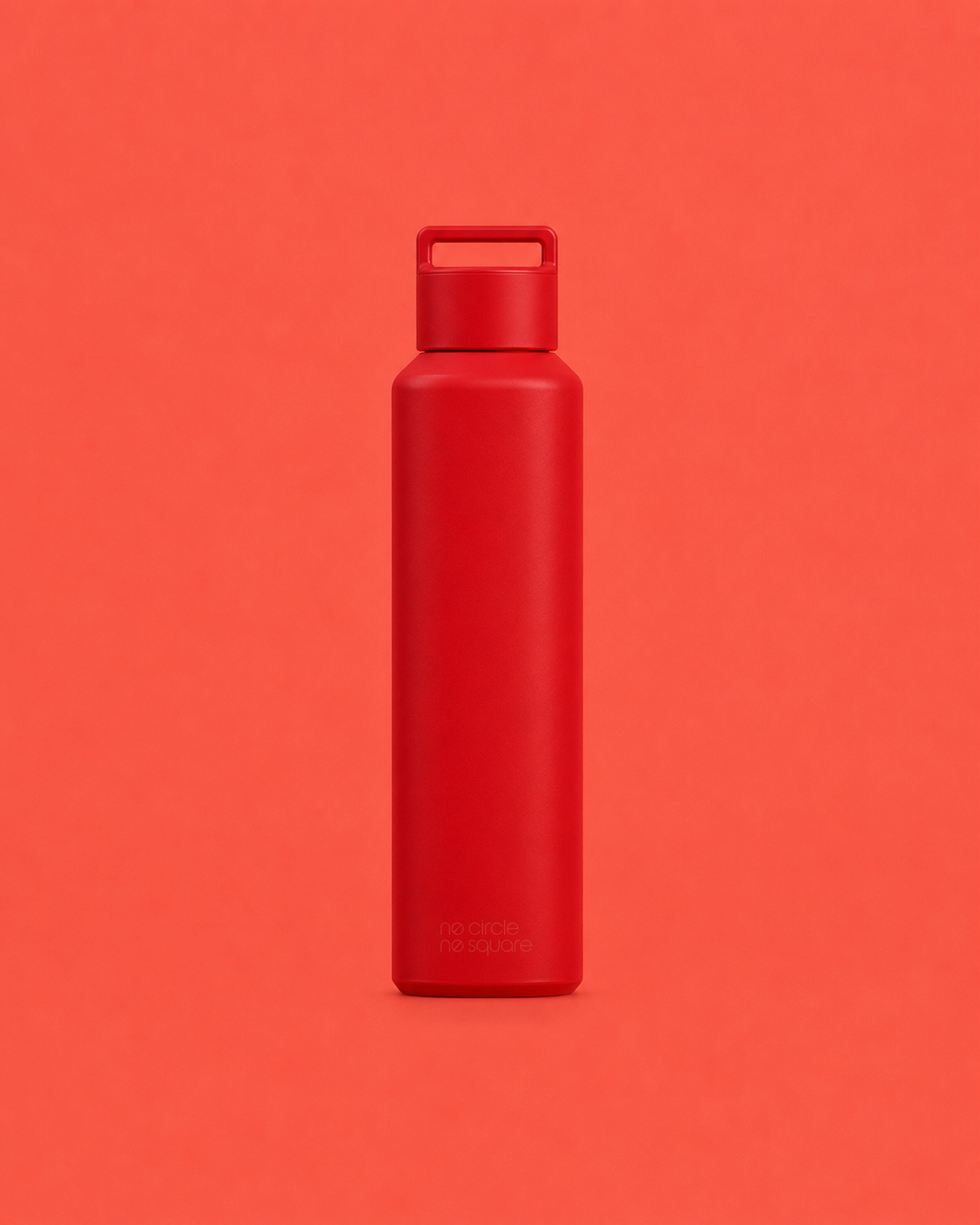 signal — red no circle no square insulated bottle